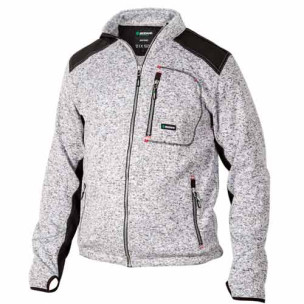 Куртка кардиган рабочая утепленная OXFORD серая Куртка кардиган рабочая утепленная OXFORD серая